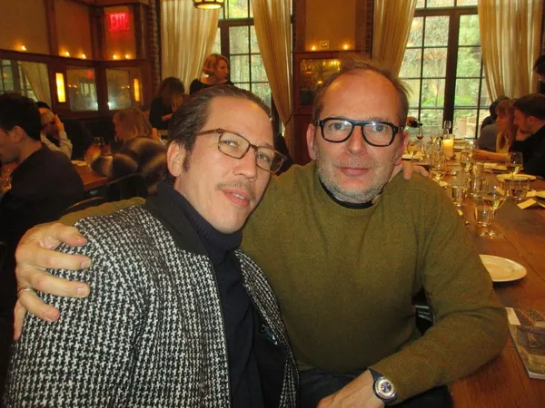 At lunch with Reda Kateb, who plays Django Reinhardt in Étienne Comar's Django